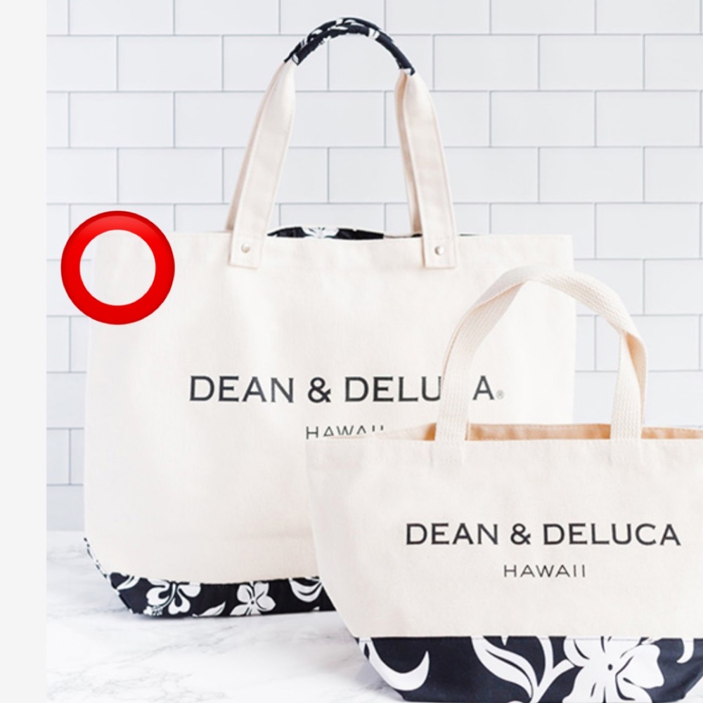 DEAN & DELUCA  Hawaiian LIMITED LARGE TOTE  (NEW)